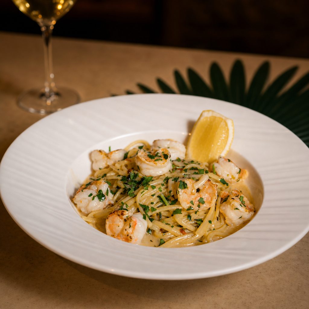 Linguine Alla Scampi.