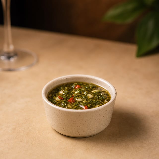 Sauce Chimichurri.