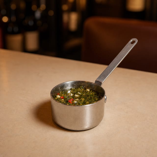 Sauce Chimichurri.