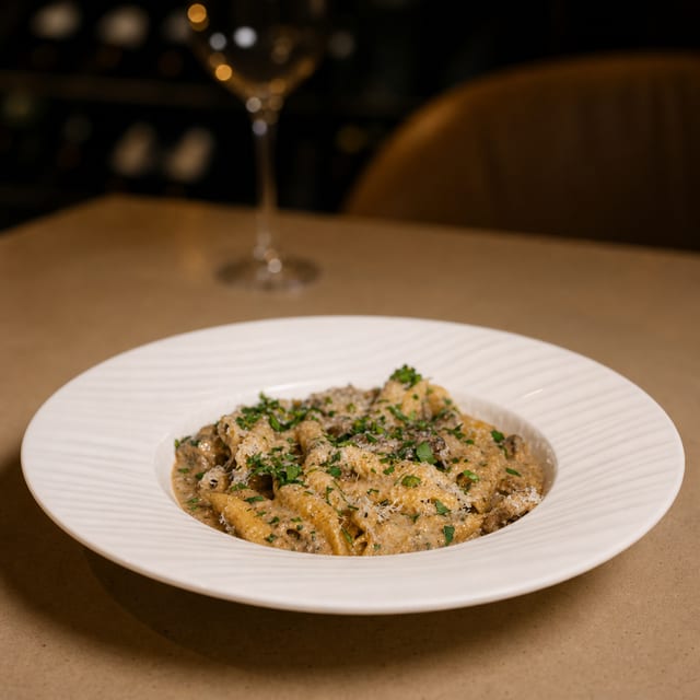 Mushroom Penne.