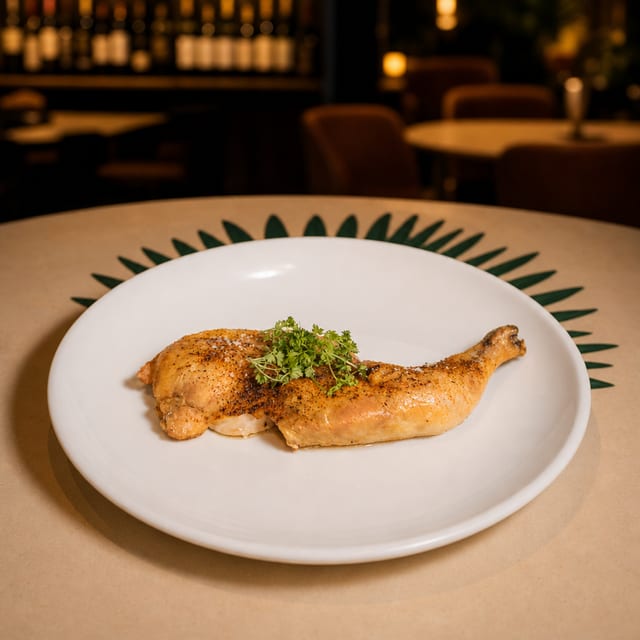 Half Bell & Evans Roasted Chicken.