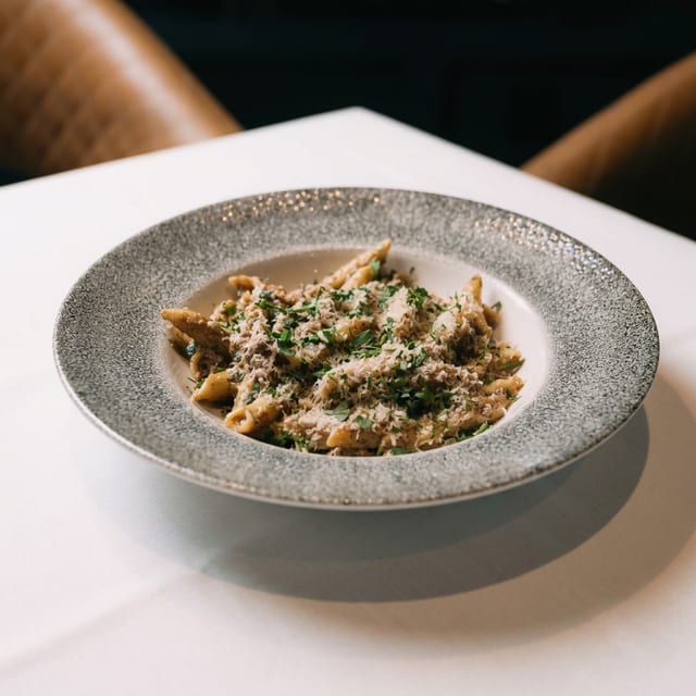 Mushroom Penne.