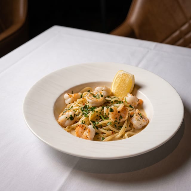 Linguini Ala Vino.
